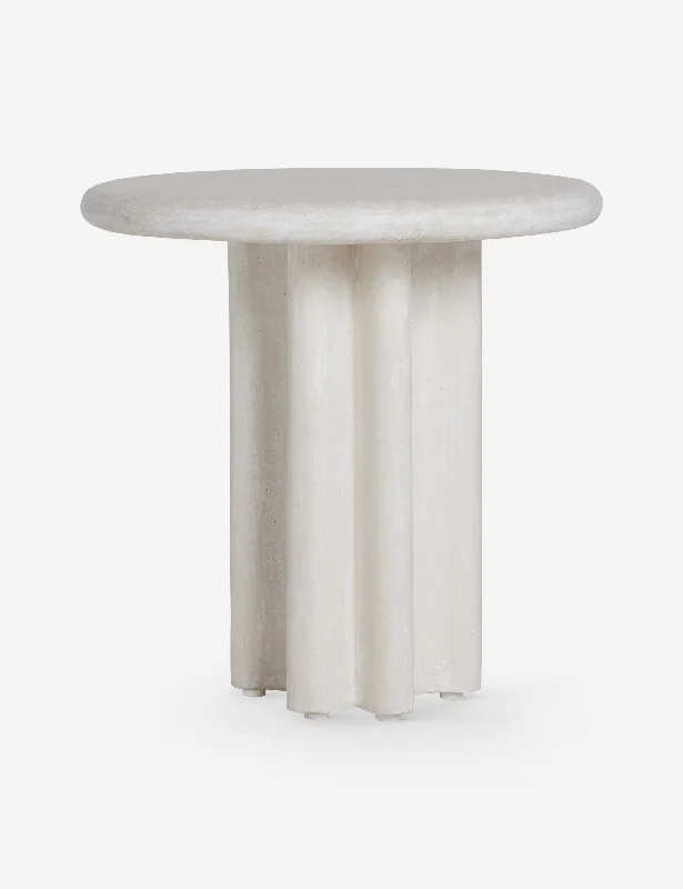 Ruiz Indoor / Outdoor Round Side Table