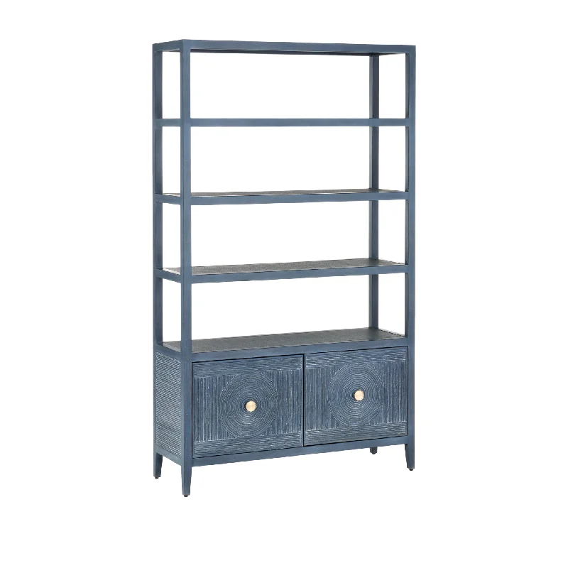 Santos Storage Etagere in Vintage Navy