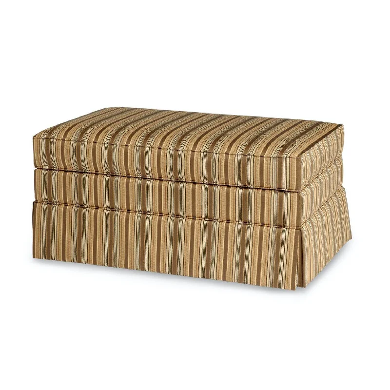 Smith Brothers Storage Ottoman with Skirt (900)