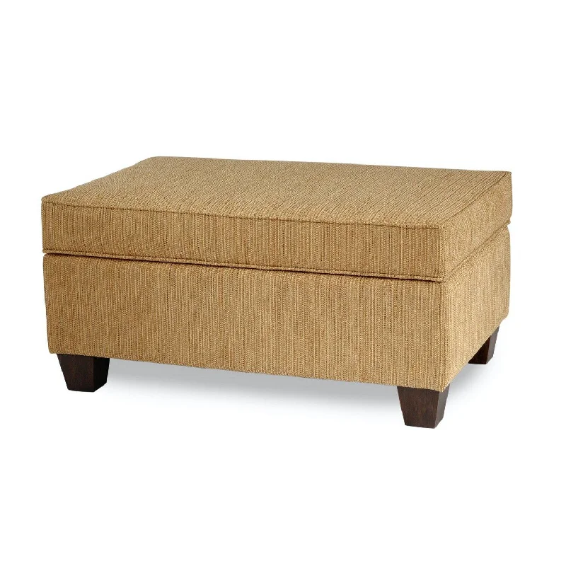 Smith Brothers Storage Ottoman with Tapered Leg (900)