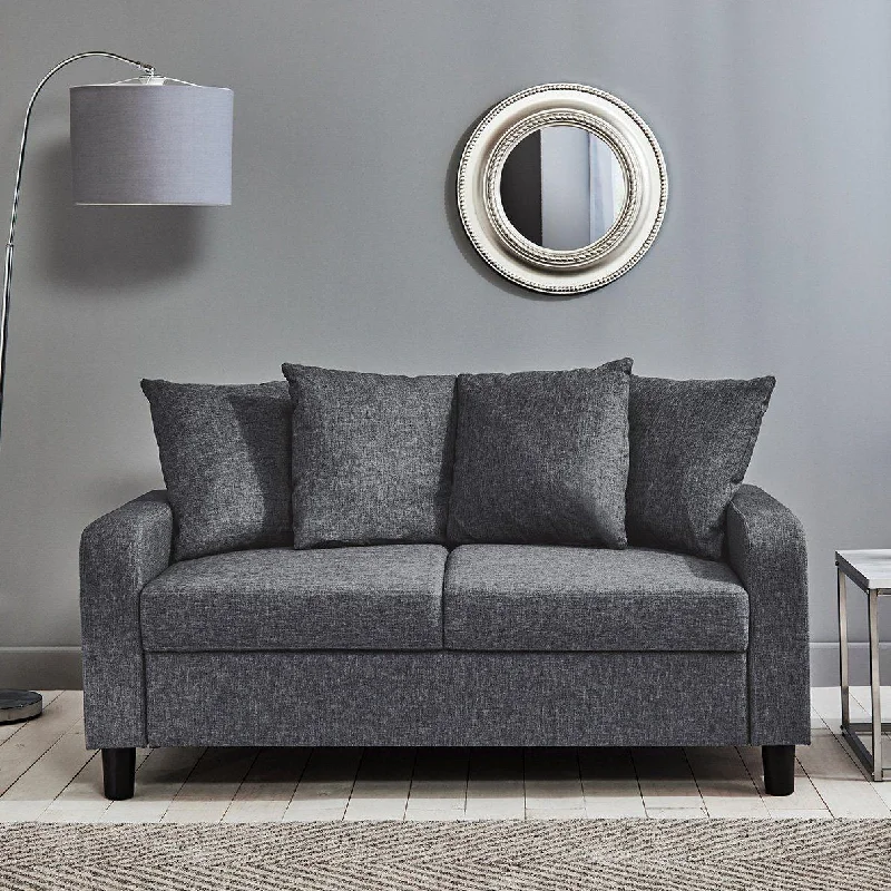 Tracy 2 Seater Sofa - Grey Linen