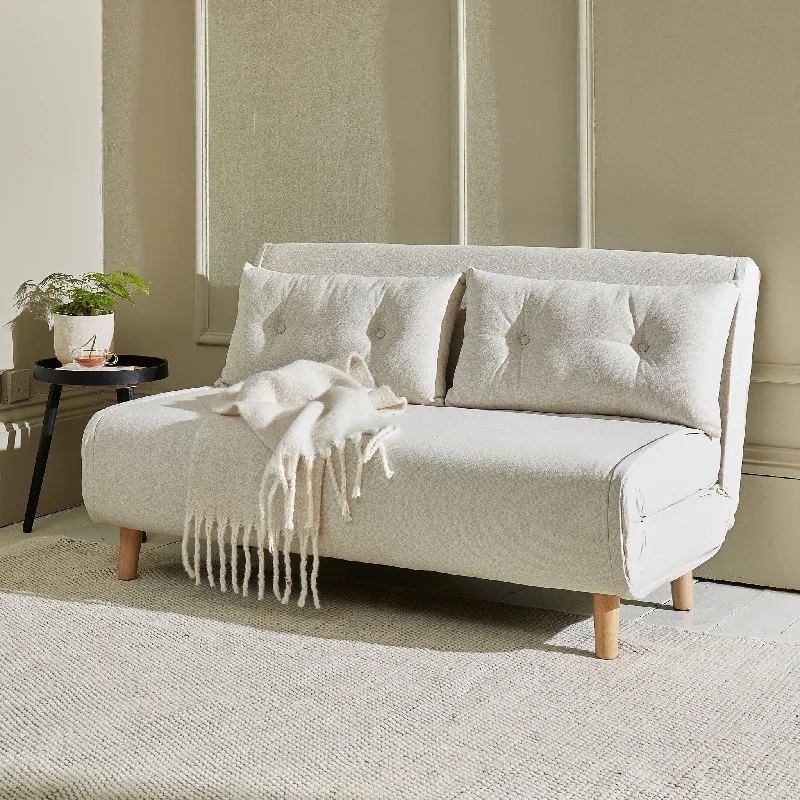 Una Double Sprung Sofa Bed - Oatmeal