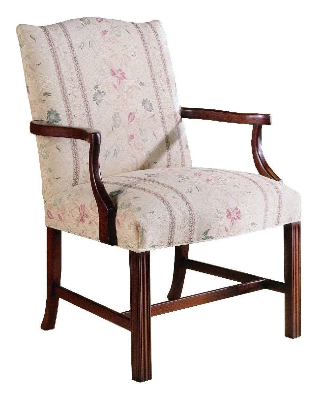 Upholstered Accent Chair in Brentwood Finish