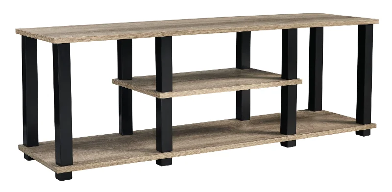 Waylowe TV Stand Natural/Black by Ashley Furniture