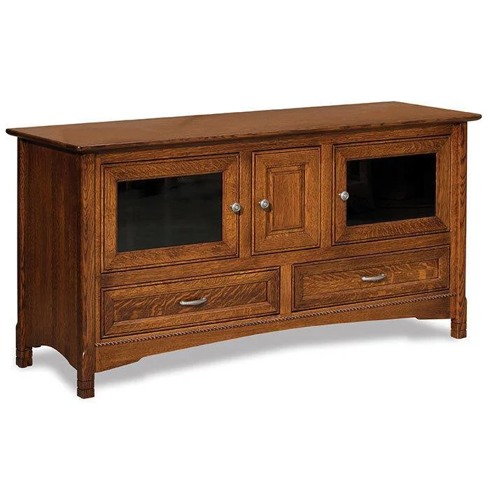 West Lake 60" Amish TV Stand with Drawers