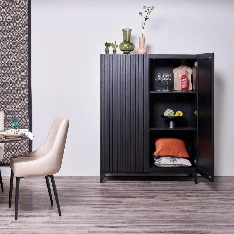 Willow Tall Cabinet - Black