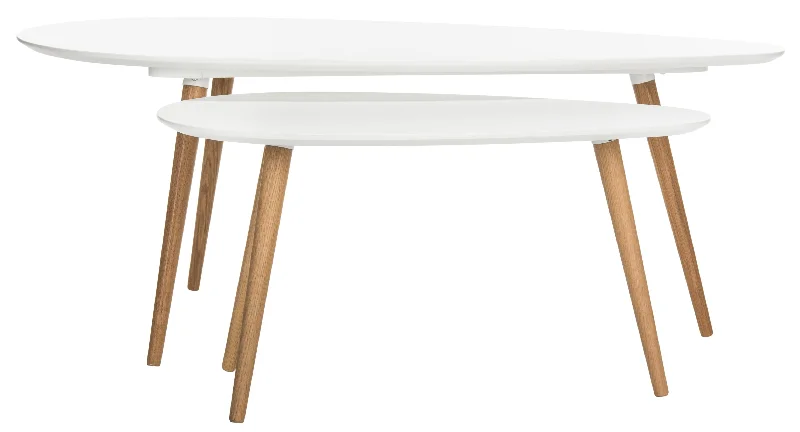 Wrena Spilt Coffee Table - White