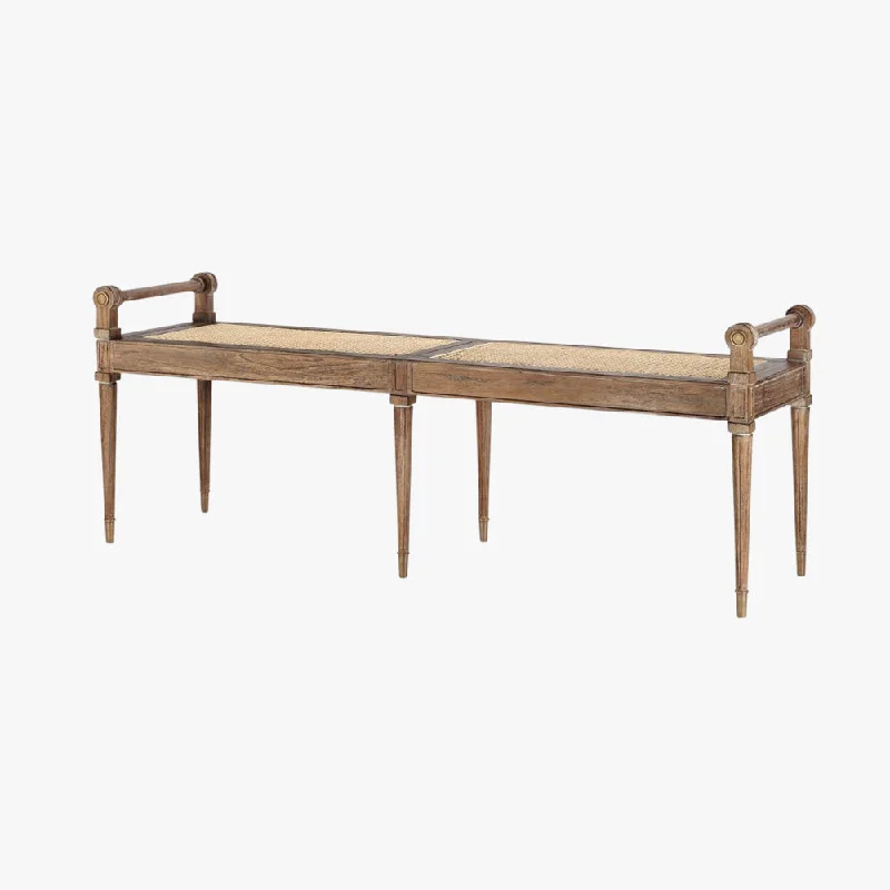 Denoit Large Driftwood Bench