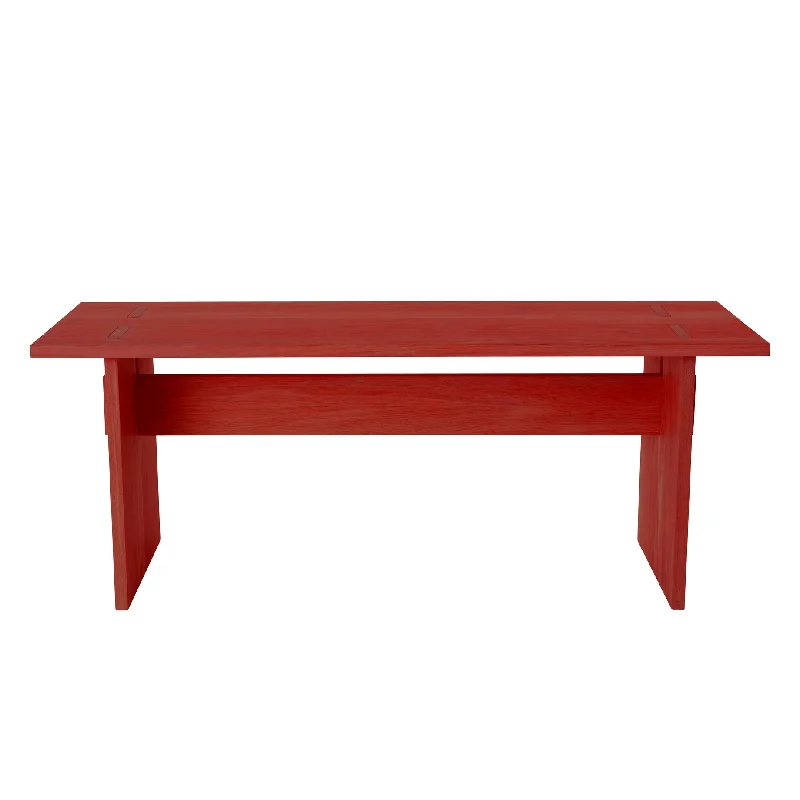 Kotai Bench in Cherry Red