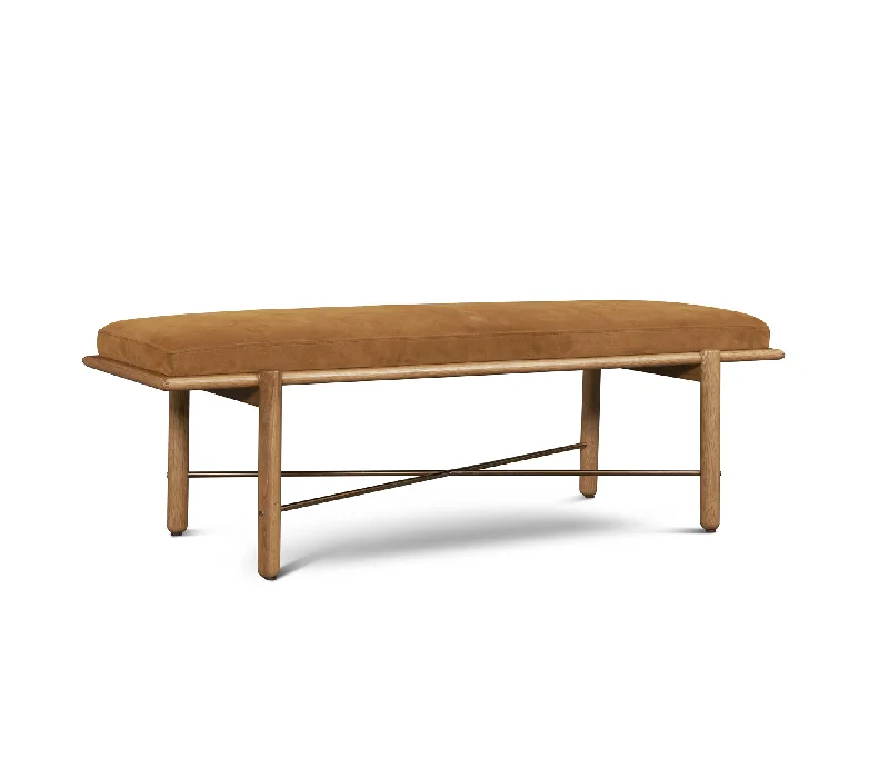 Preston Suede Bench